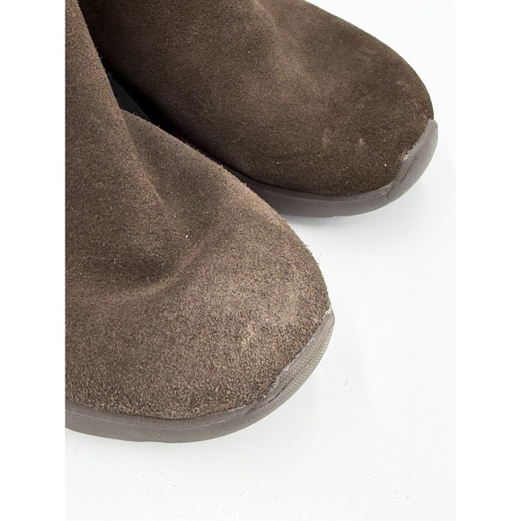 Skechers Goga Mat Brown Faux Suede Ankle Boots Faux Fur Lined Women's 6.5 - Picture 5 of 8